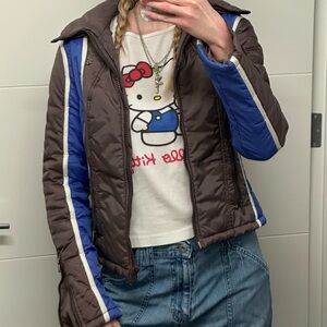 Vintage early 2000s sporty puffer jacket by FCUK Jeans